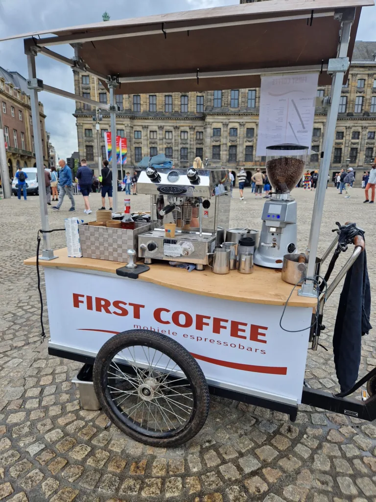 mobiele koffiebar huren