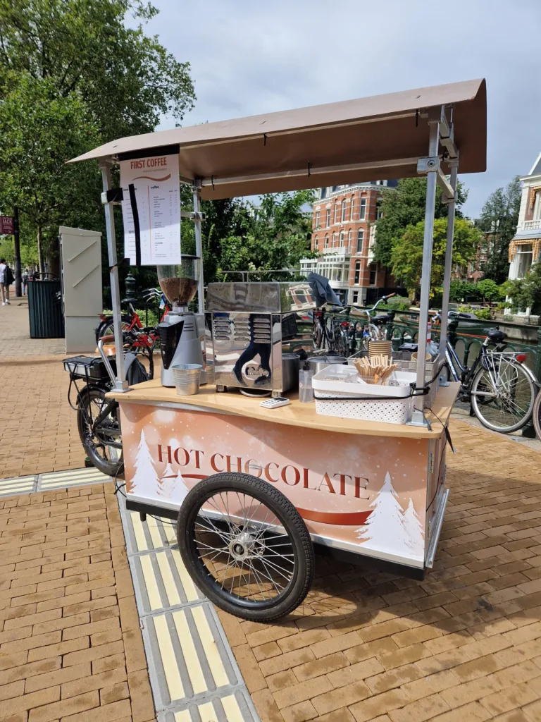 Koffie en hot chocolate fiets