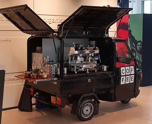 Koffie Piaggio Ape